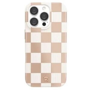 Beige Checkerboard Phone Case for Cell Phones